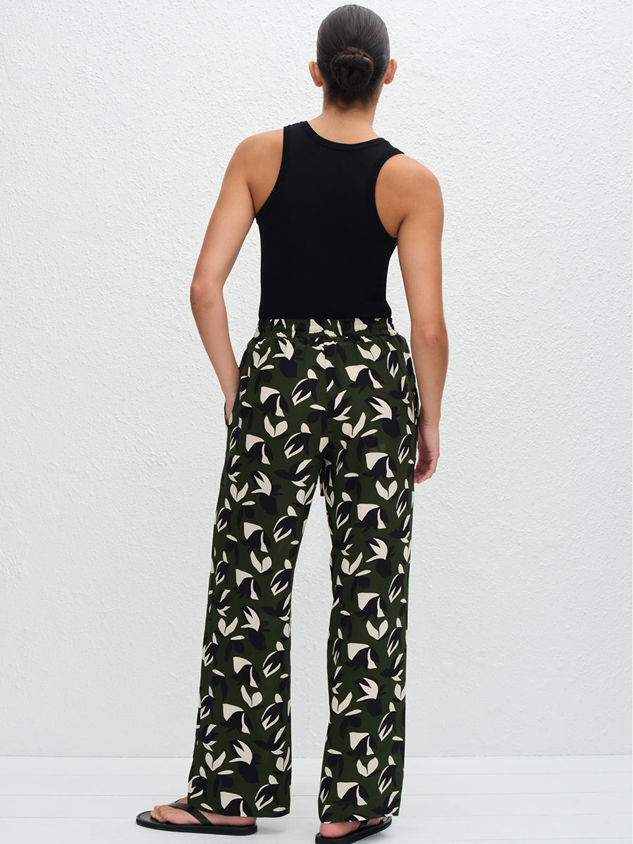 Matteau Drawstring Trouser in Agave | Shop now at Adam Heath, Perth Western Australia