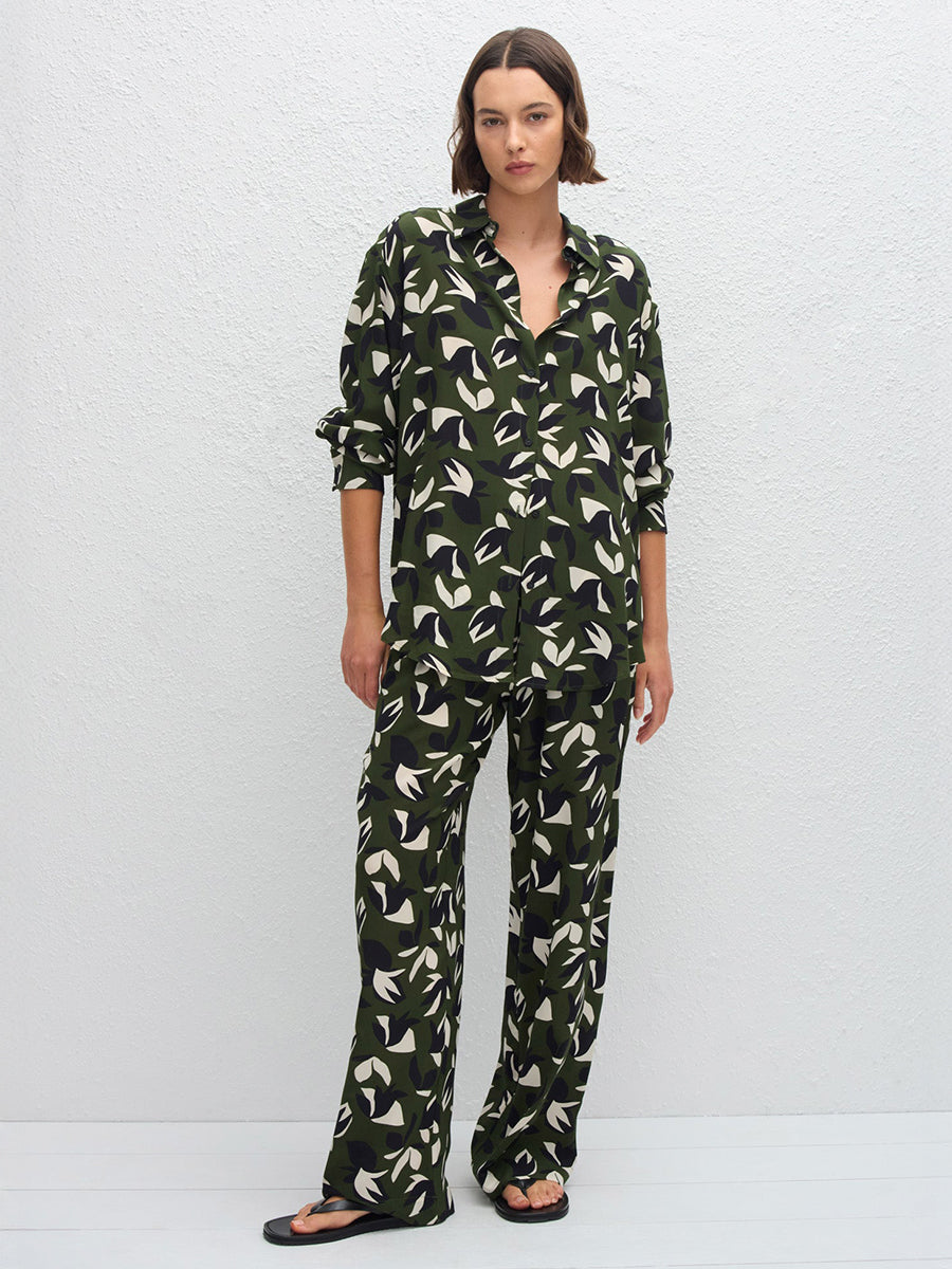 Matteau Drawstring Trouser in Agave | Shop now at Adam Heath, Perth Western Australia