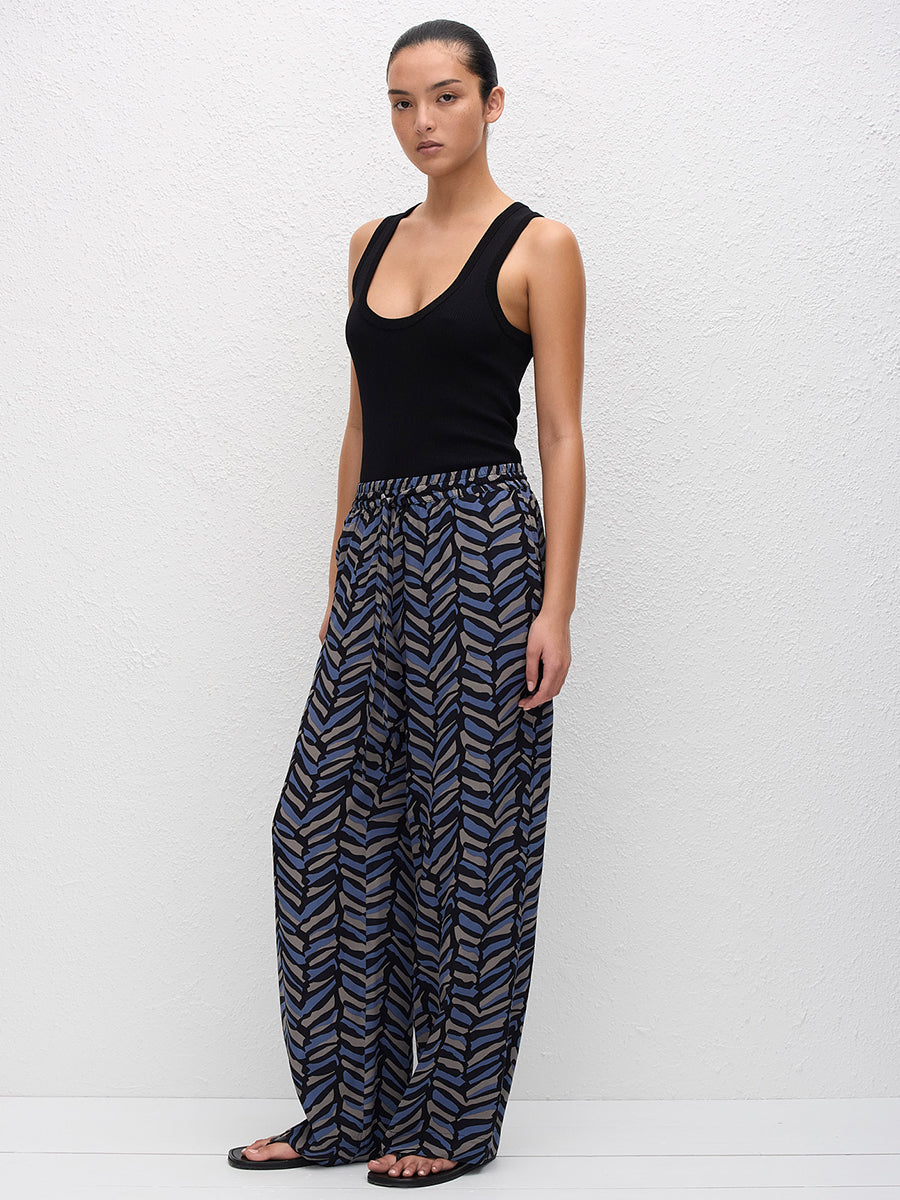 Matteau Drawstring Trouser in Palermo