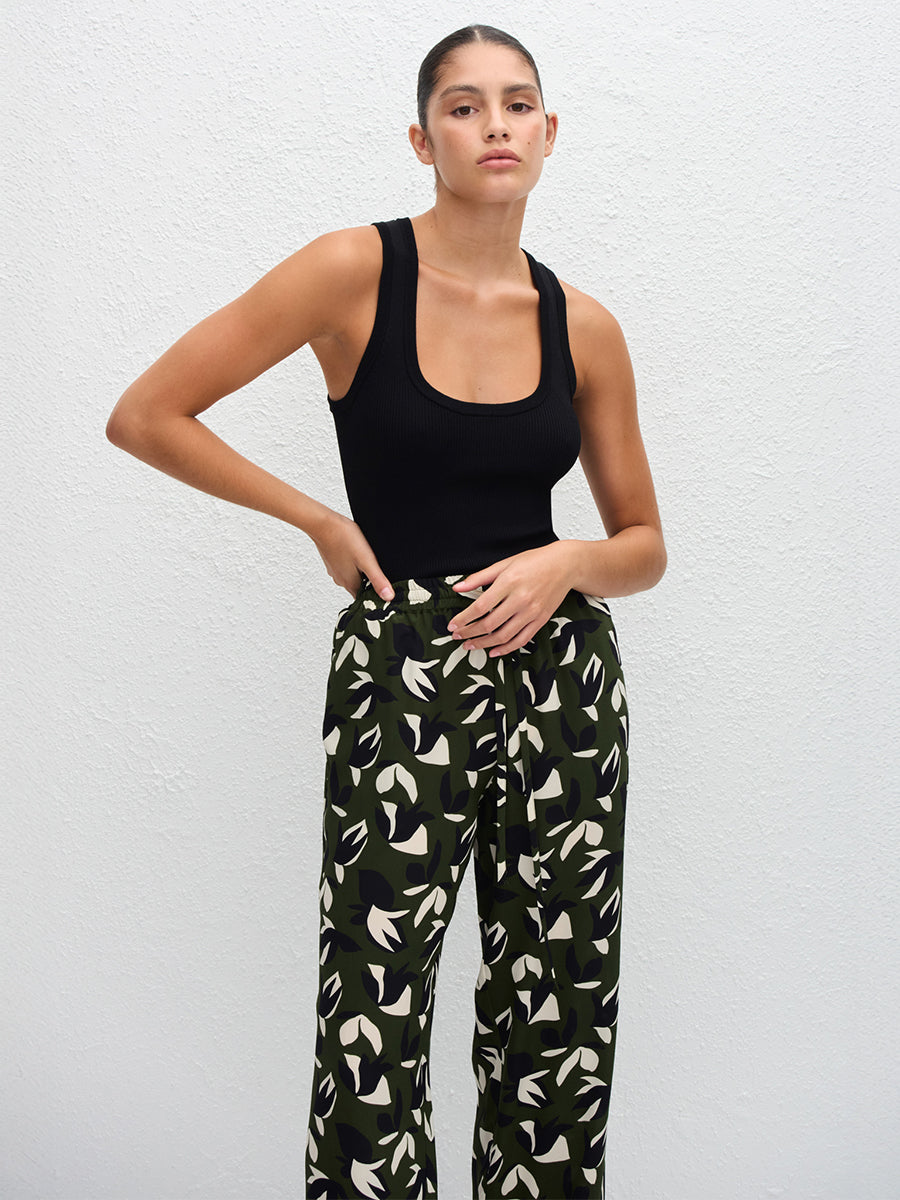 Matteau Drawstring Trouser in Agave | Shop now at Adam Heath, Perth Western Australia