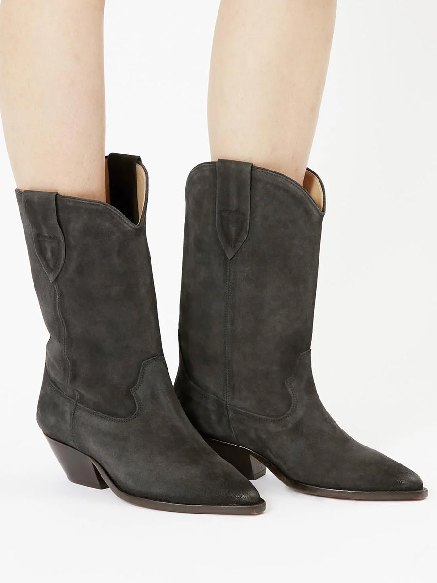 Isabel Marant Duerto Boots in Faded Black