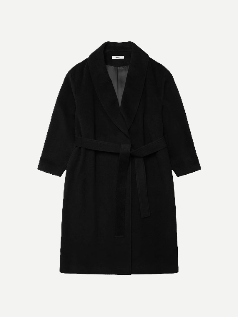 Jac + Jack Eaze Coat in Black