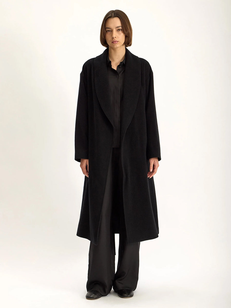 Jac + Jack Eaze Coat in Black