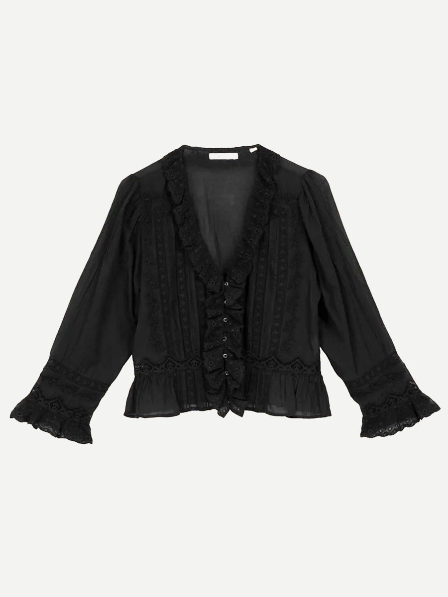 Doen | Eldoris Top in Black