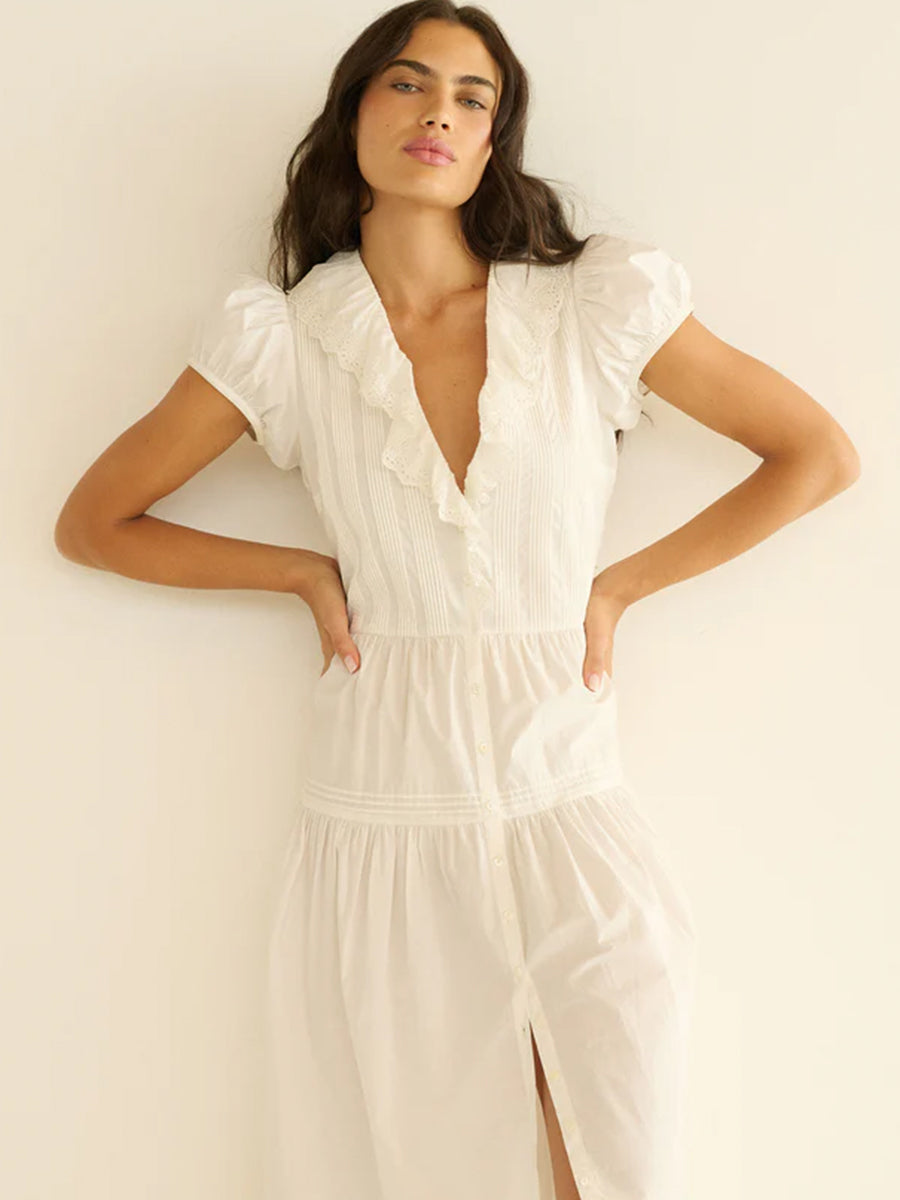 Doen Eliette Dress in Salt