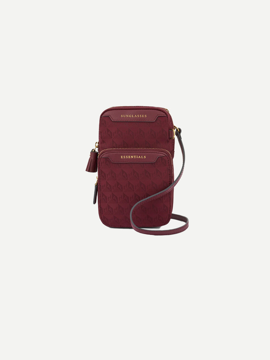 Anya Hindmarch | Essential AH Logo Crossbody in Medium Red