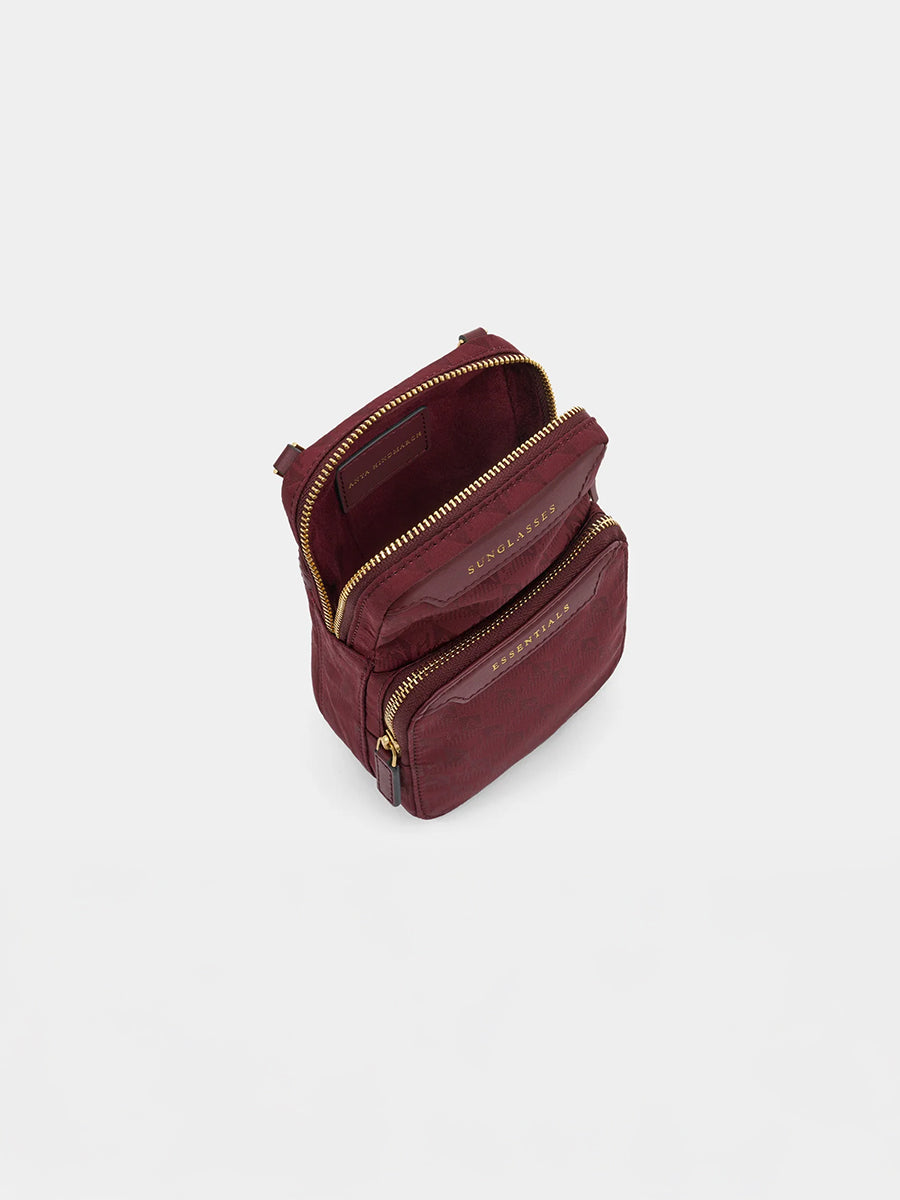 Anya Hindmarch | Essential AH Logo Crossbody in Medium Red