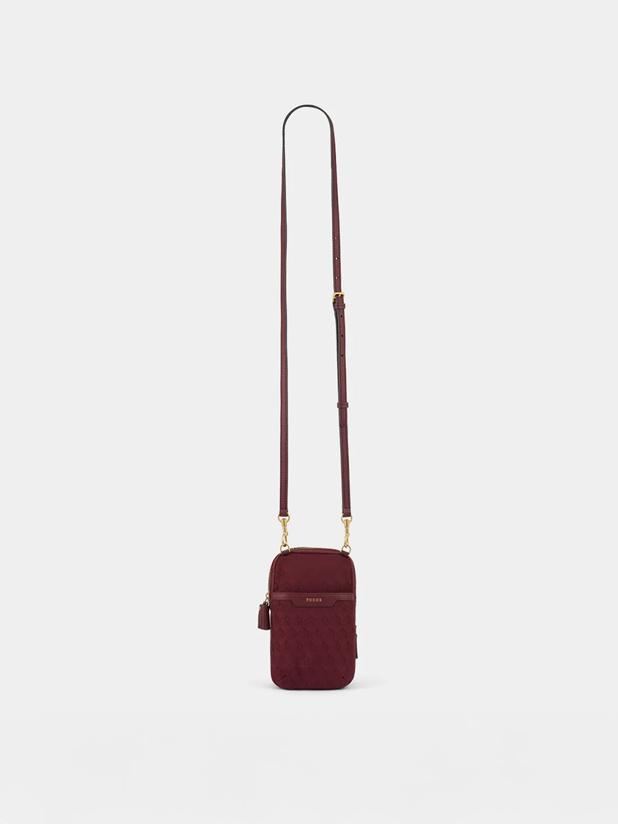 Anya Hindmarch | Essential AH Logo Crossbody in Medium Red