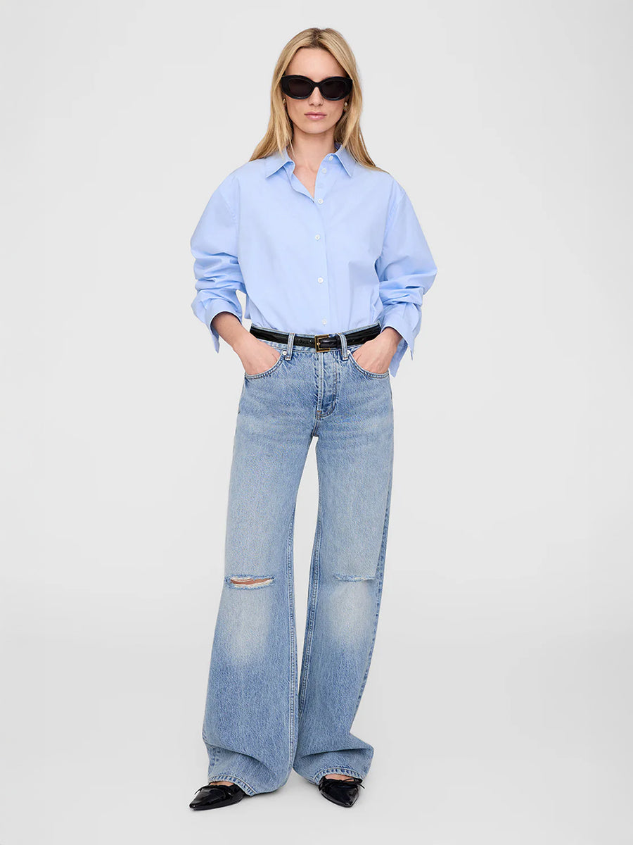 Anine Bing Essie Shirt in Blue