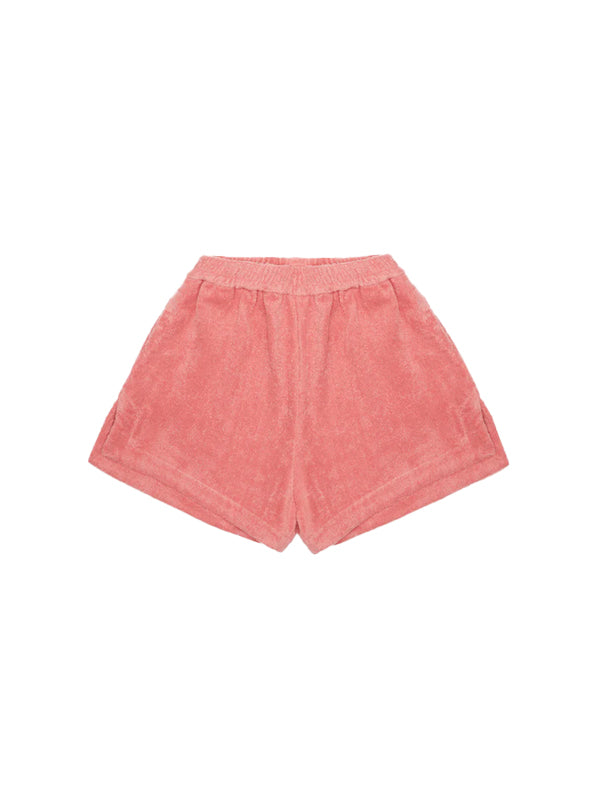 Alora High-waisted Terry Shorts Cover Up