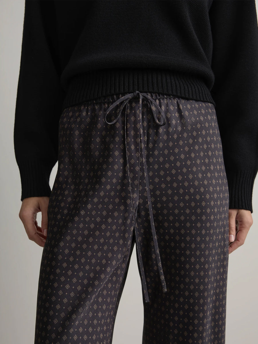 Estee Bias Pant in Ink Foulard