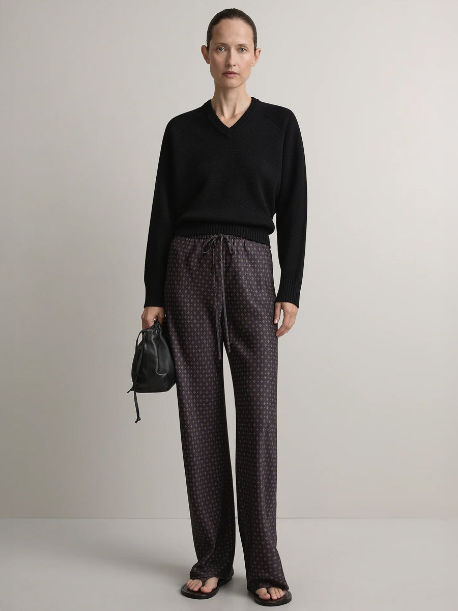 Estee Bias Pant in Ink Foulard
