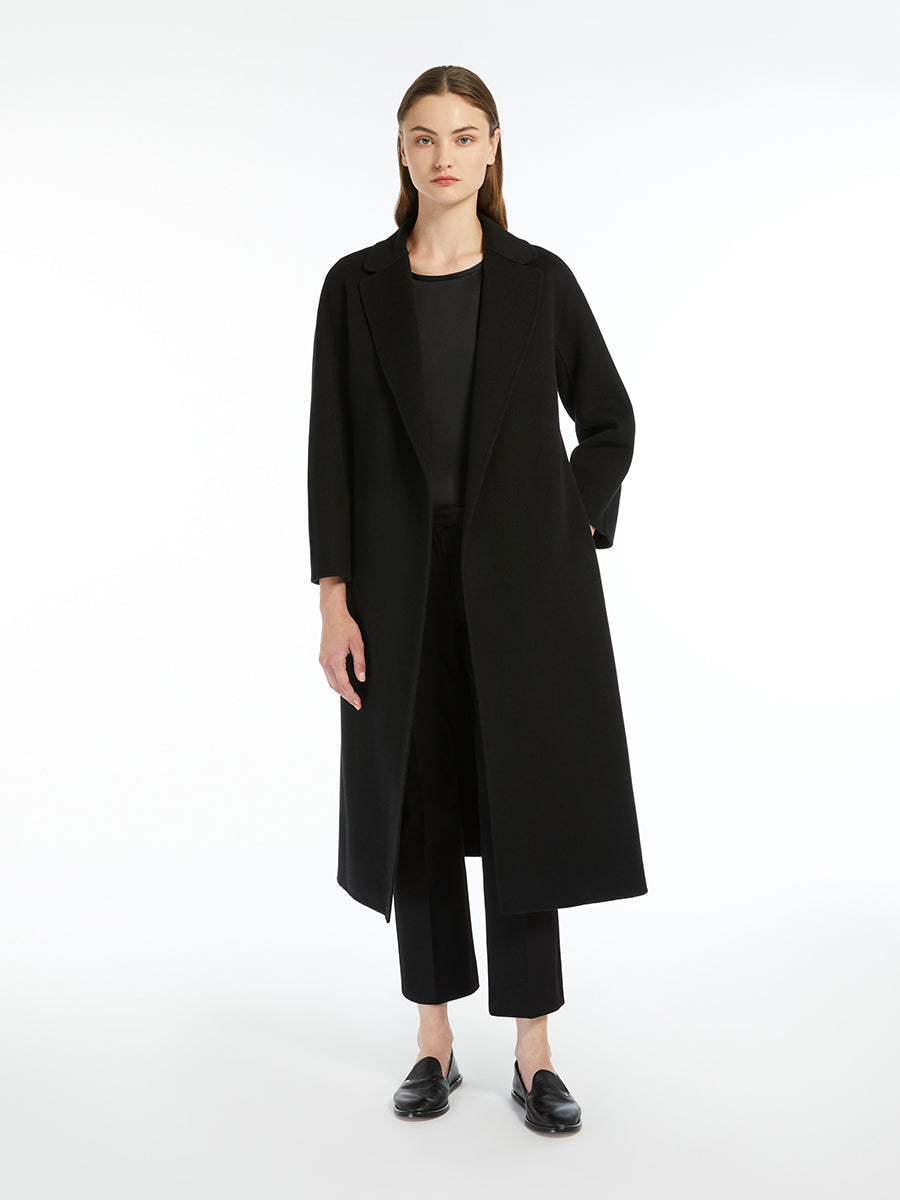 'S Max Mara Esturia Coat in Black