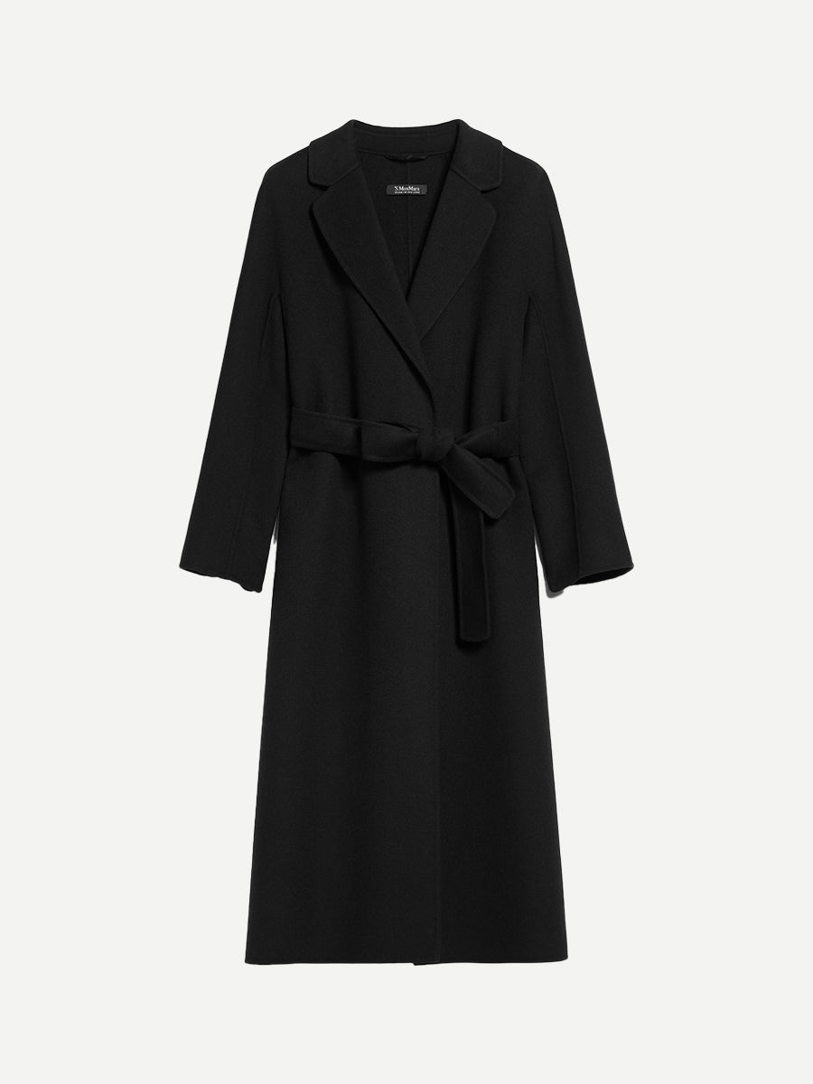 'S Max Mara Esturia Coat in Black