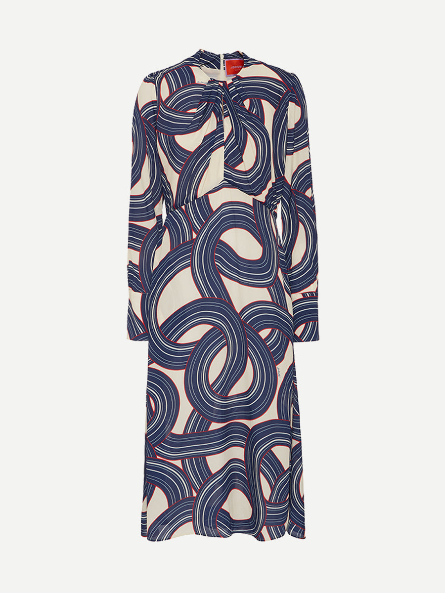 La DoubleJ | Eve Midi Dress in Montecarlo Cream