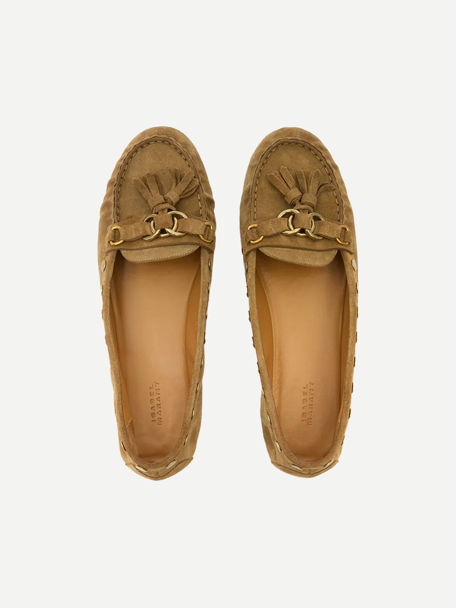 Isabel Marant Faxel Loafer in Taupe