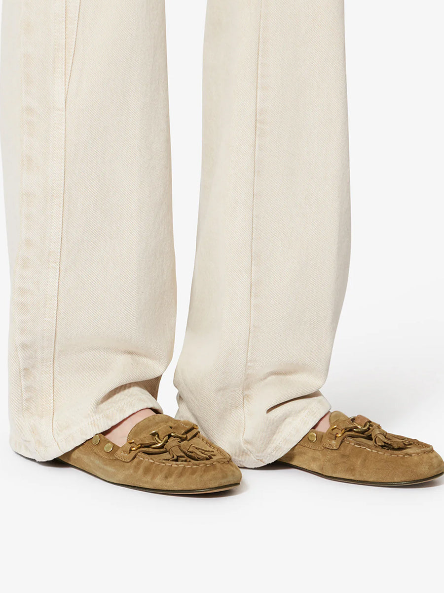 Isabel Marant Faxel Loafer in Taupe