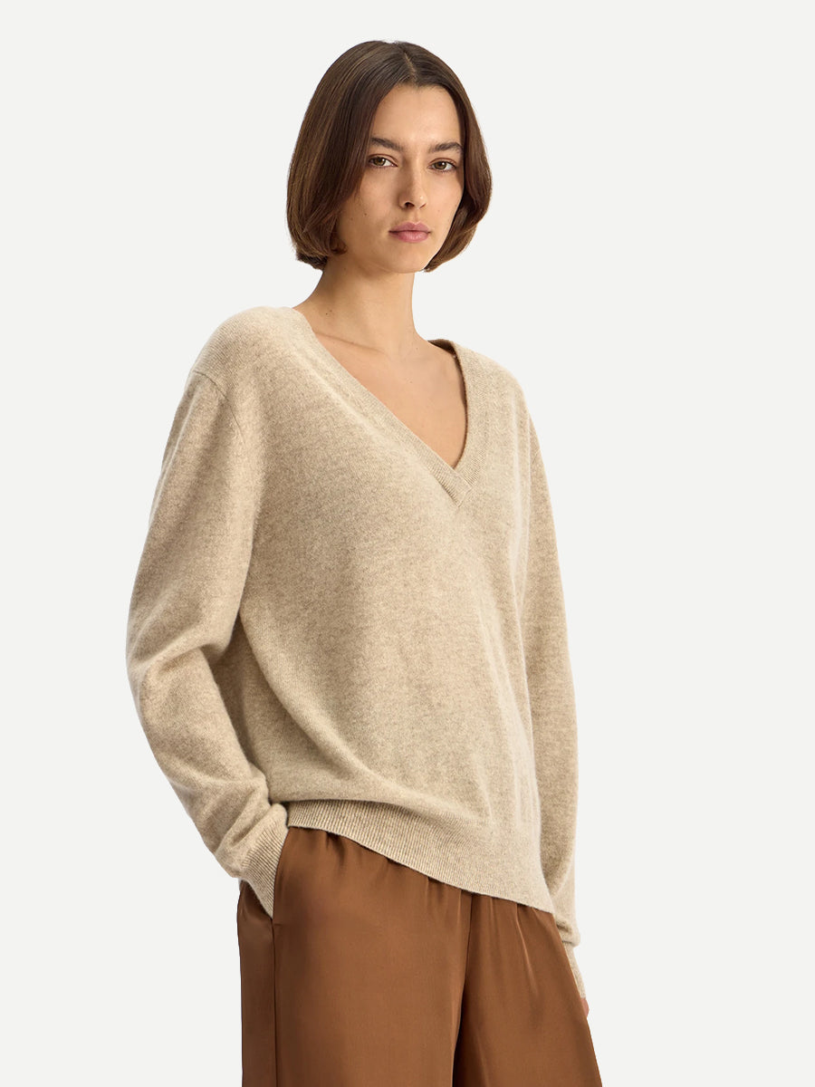 Fenn Sweater in Jute Marle