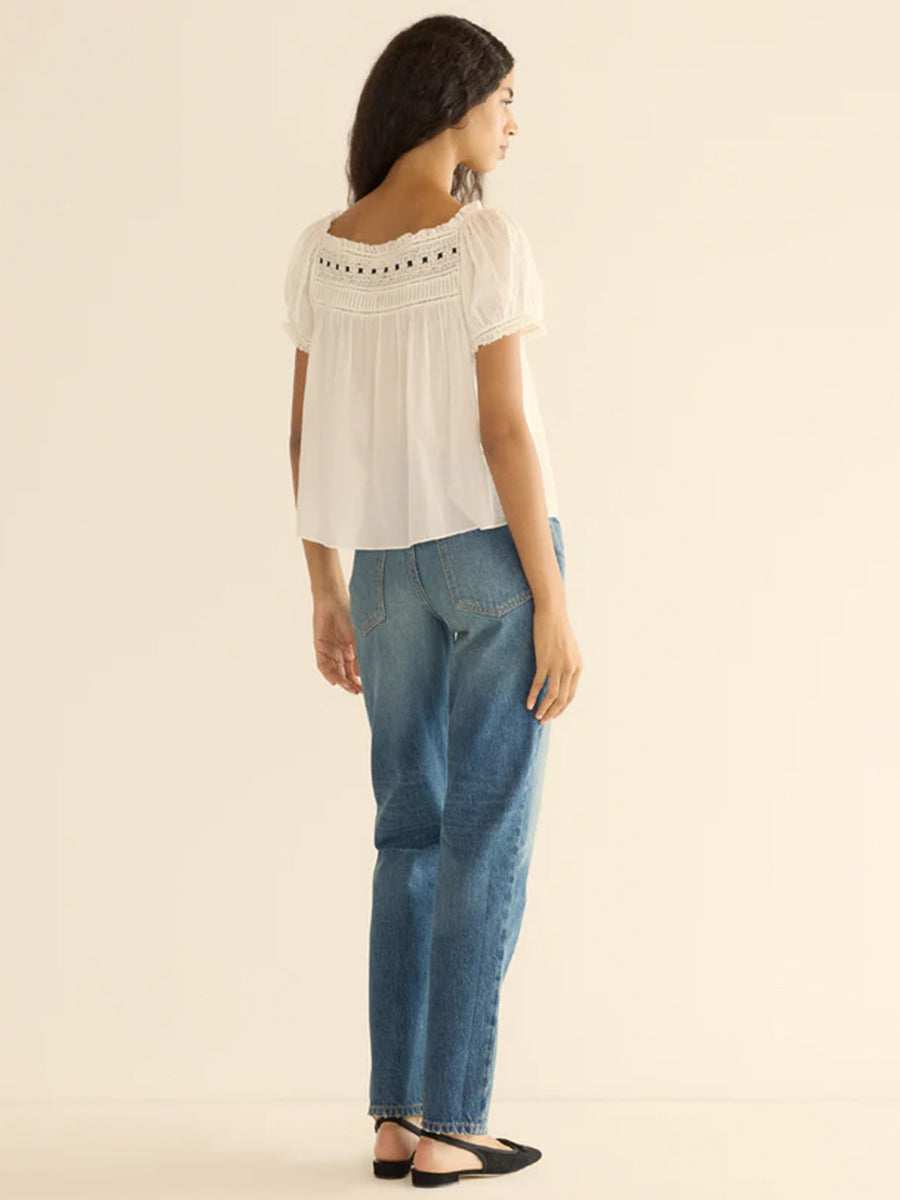 Doen Fleurine Top in Salt