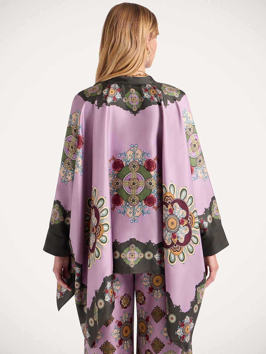 La DoubleJ Foulard Shirt in Nucleus Placee Dusty Pink
