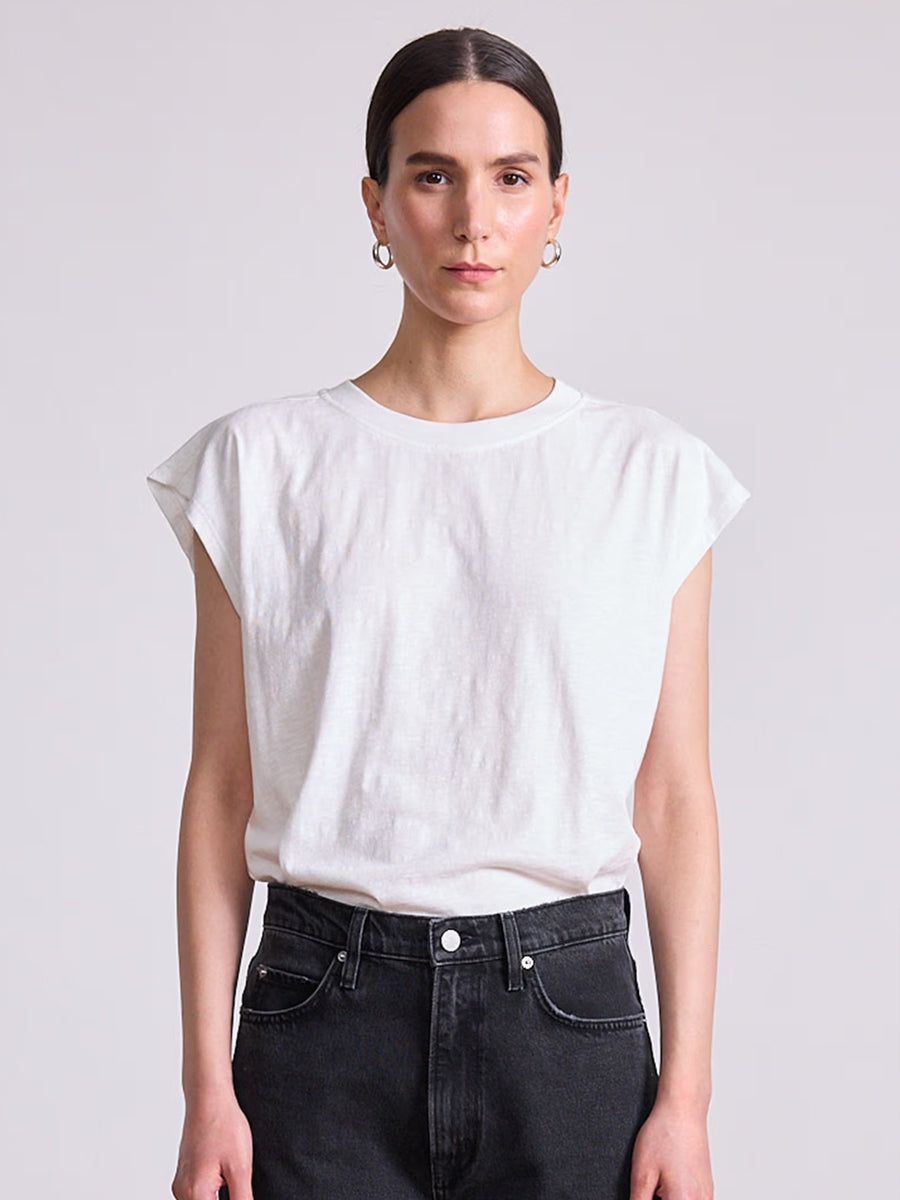 Apiece Apart Fuerza Tee in Cream