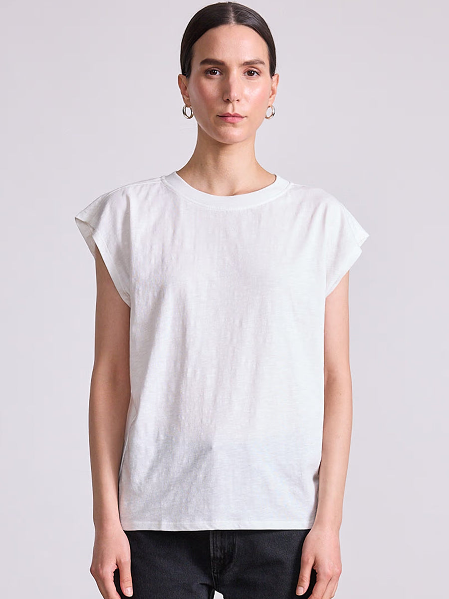 Apiece Apart Fuerza Tee in Cream