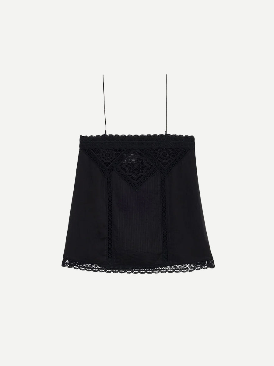 Isabel Marant Etoile Gaelia Top in Black