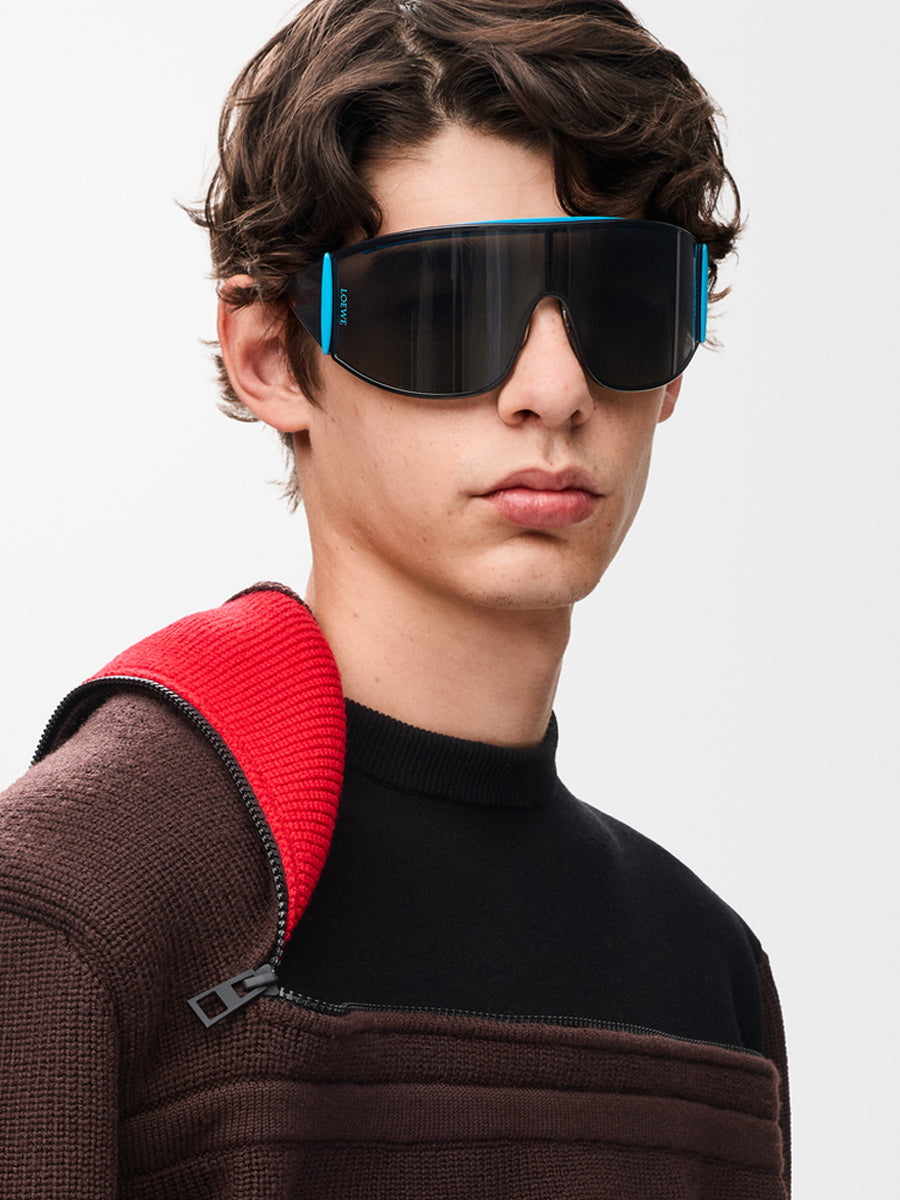 Gafa Sol Mask Sunglasses in Light Blue