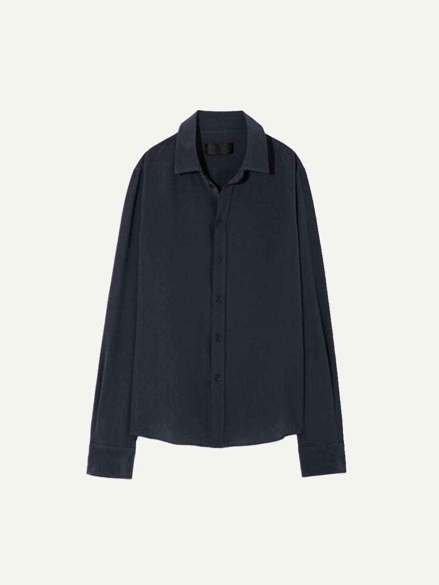 Gaia Slim Shirt in Midnight