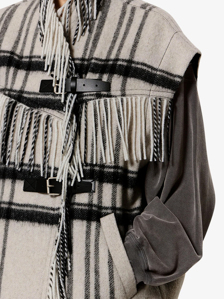 Ginesa Jacket in Ecru/Black