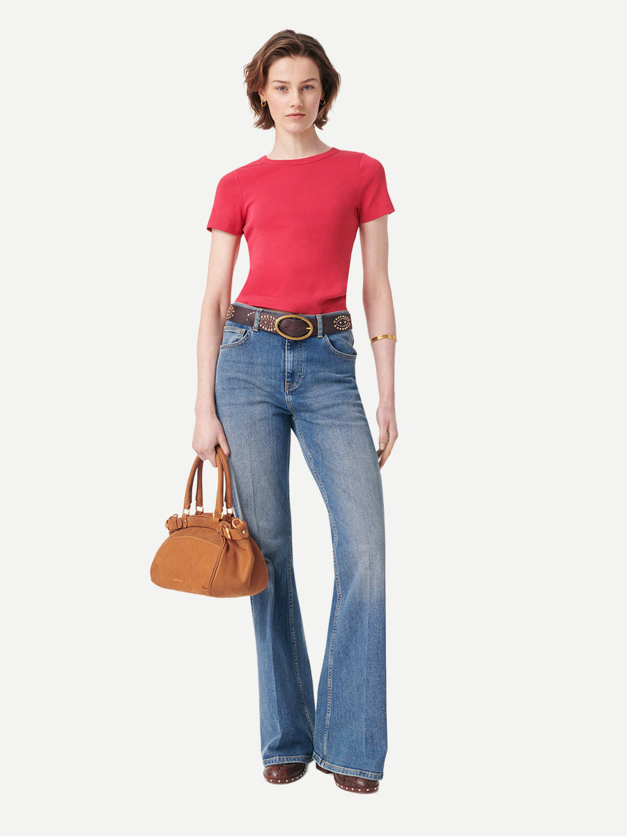 Vanessa Bruno Glendon T-Shirt in Pomegrenate