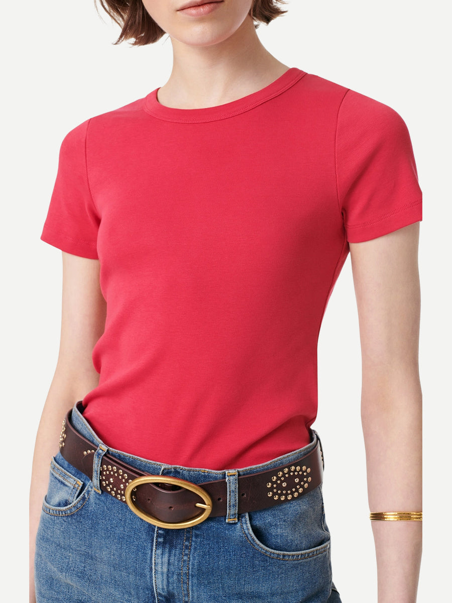 Vanessa Bruno Glendon T-Shirt in Pomegrenate