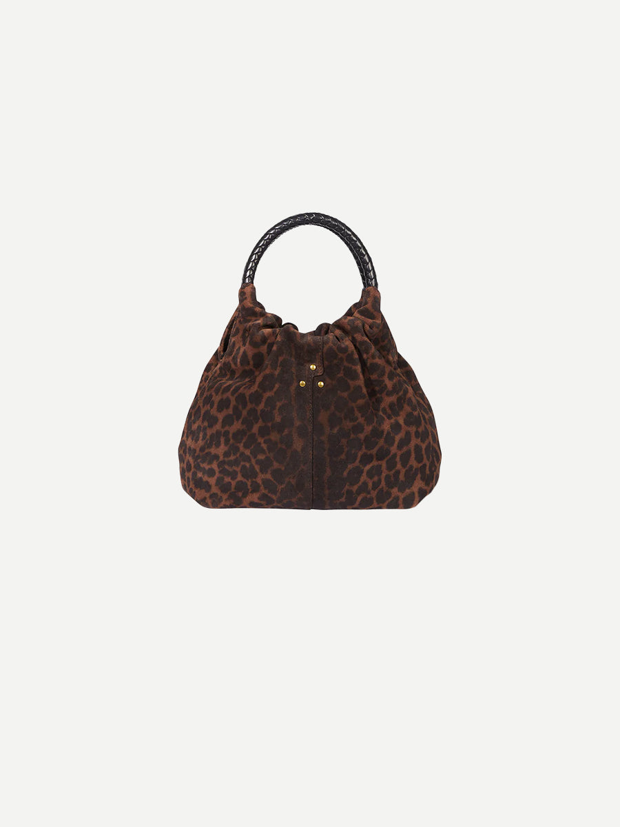 Jerome Dreyfuss Gordi Small in Imprine Leopard Natural