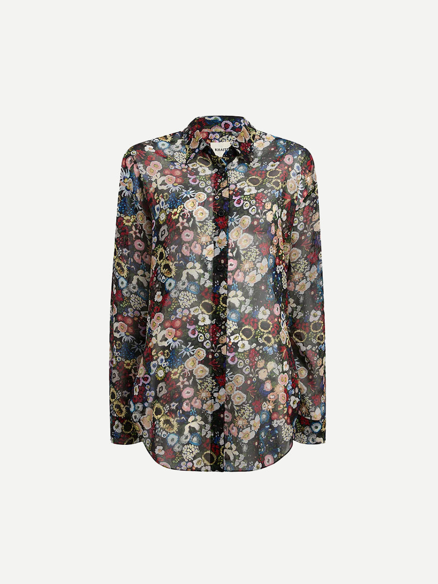 Khaite Goya Top in Black Multi