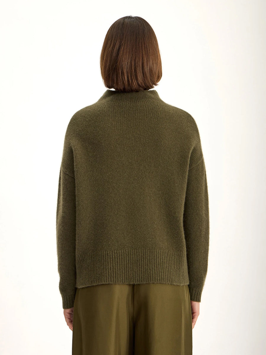 Grayson Cashmere Sweater in Hunter
