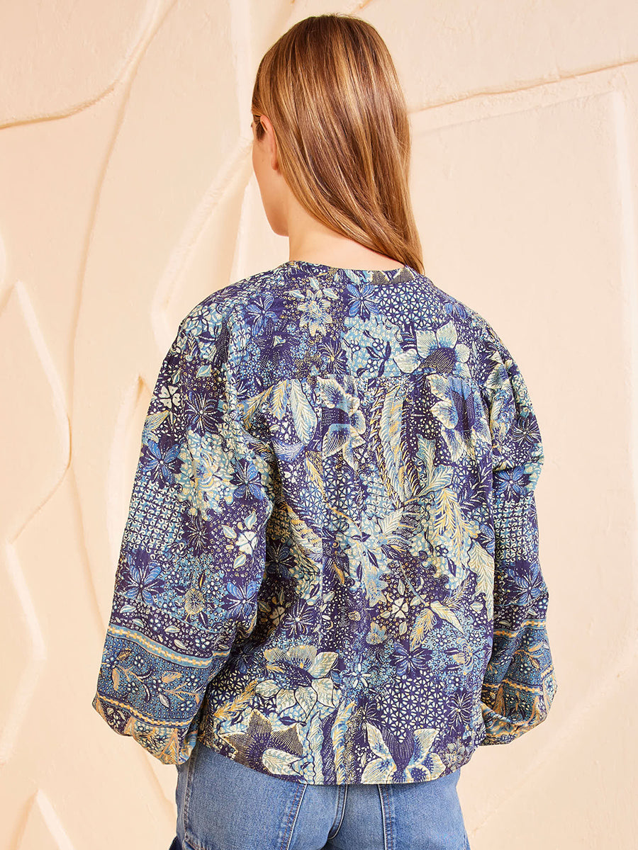 Harlowe Blouse in Portofino