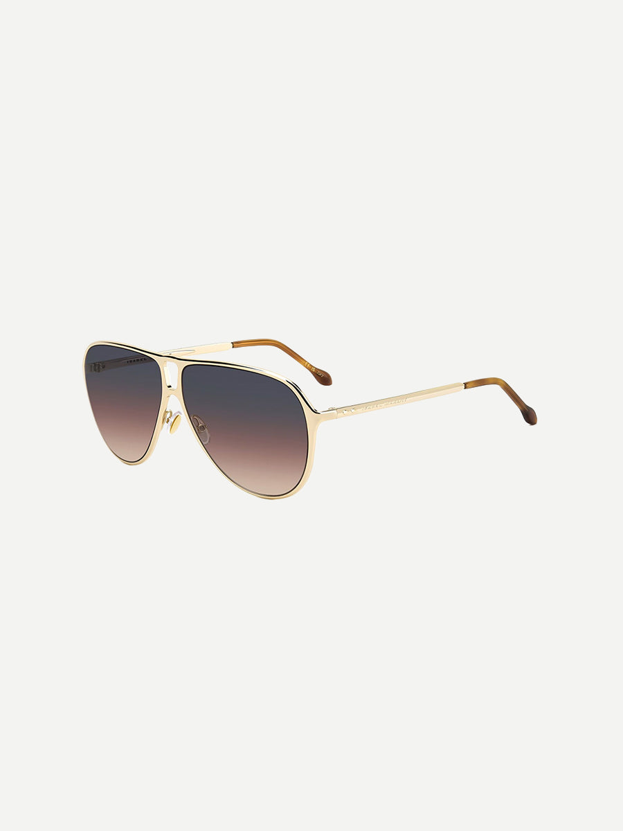 Isabel Marant Haylo Aviator in Gold Mauve