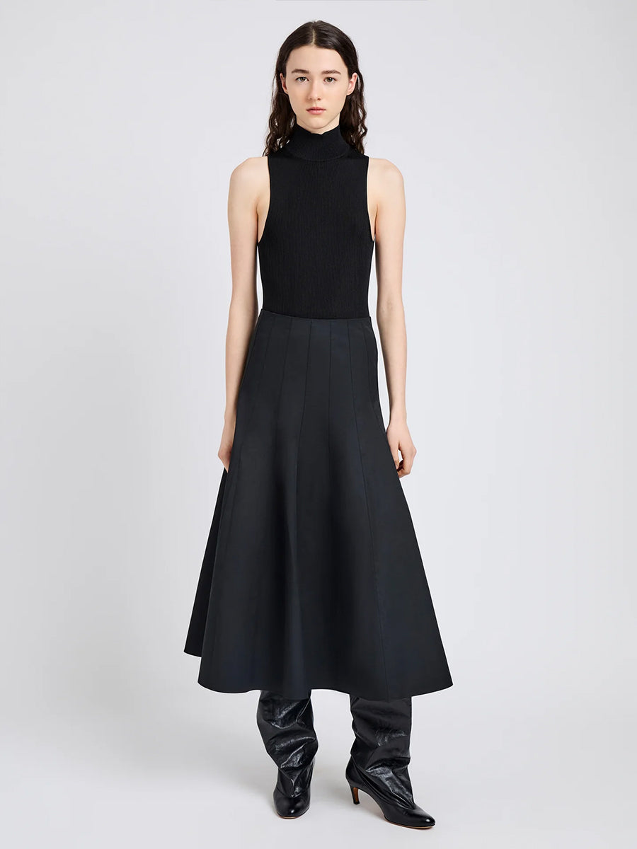Proenza Schouler White Label Heidi Skirt in Black