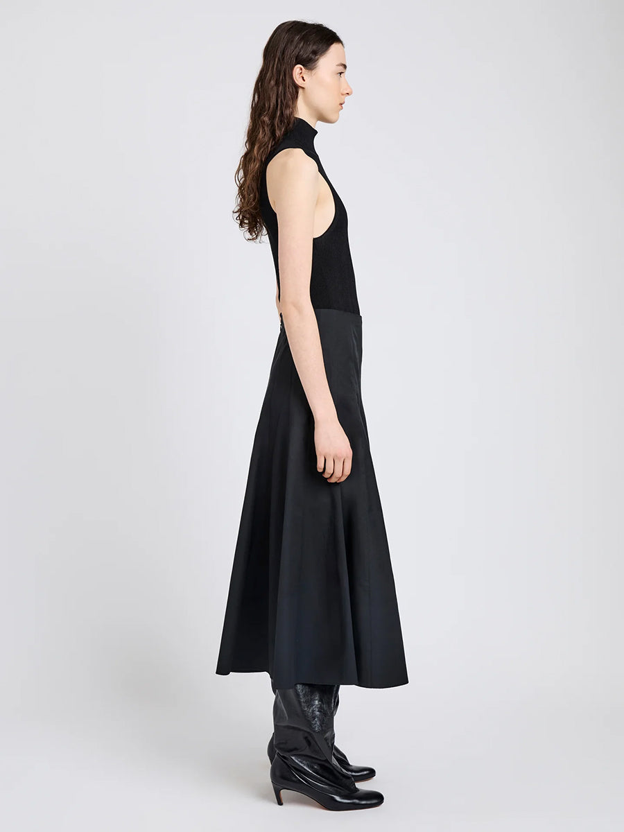 Proenza Schouler White Label Heidi Skirt in Black
