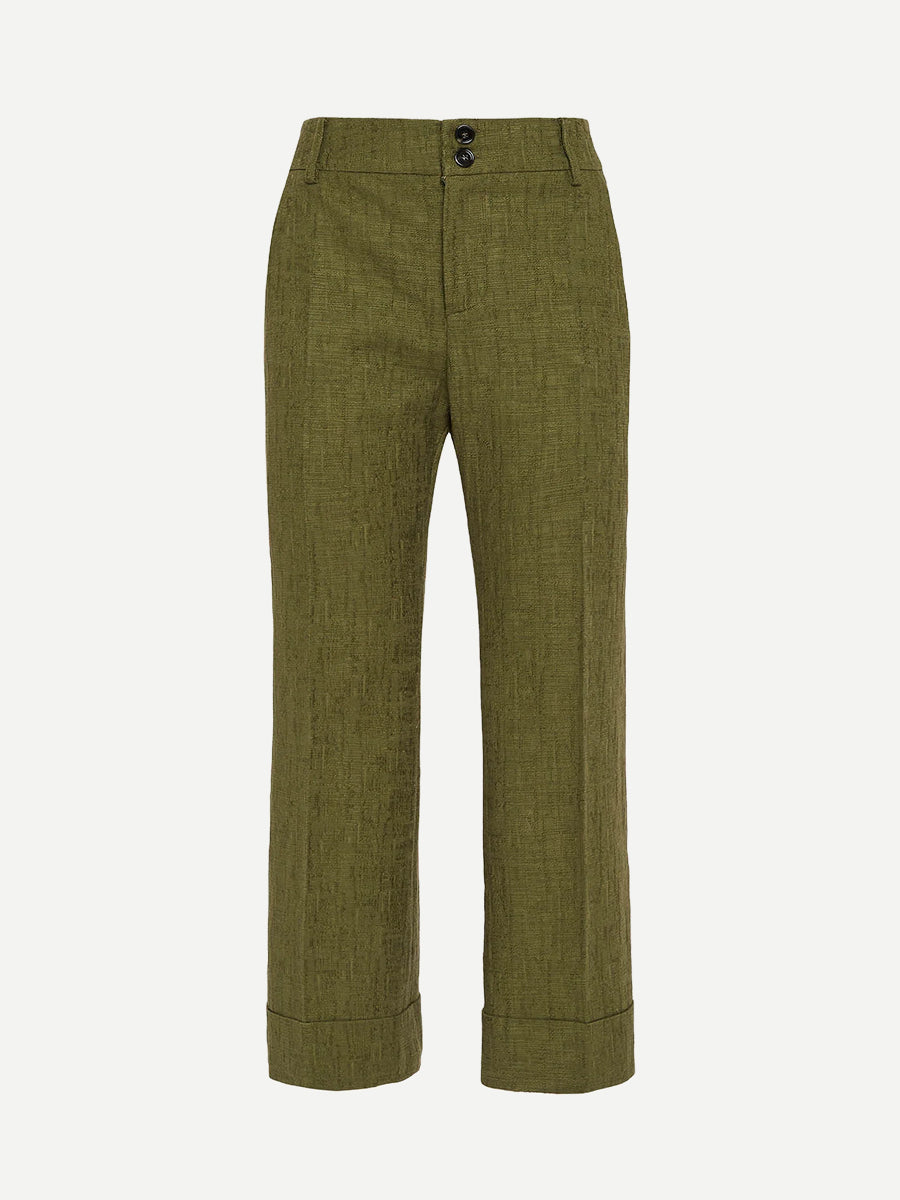 La DoubleJ Hendrix Pants in Camouflage Green