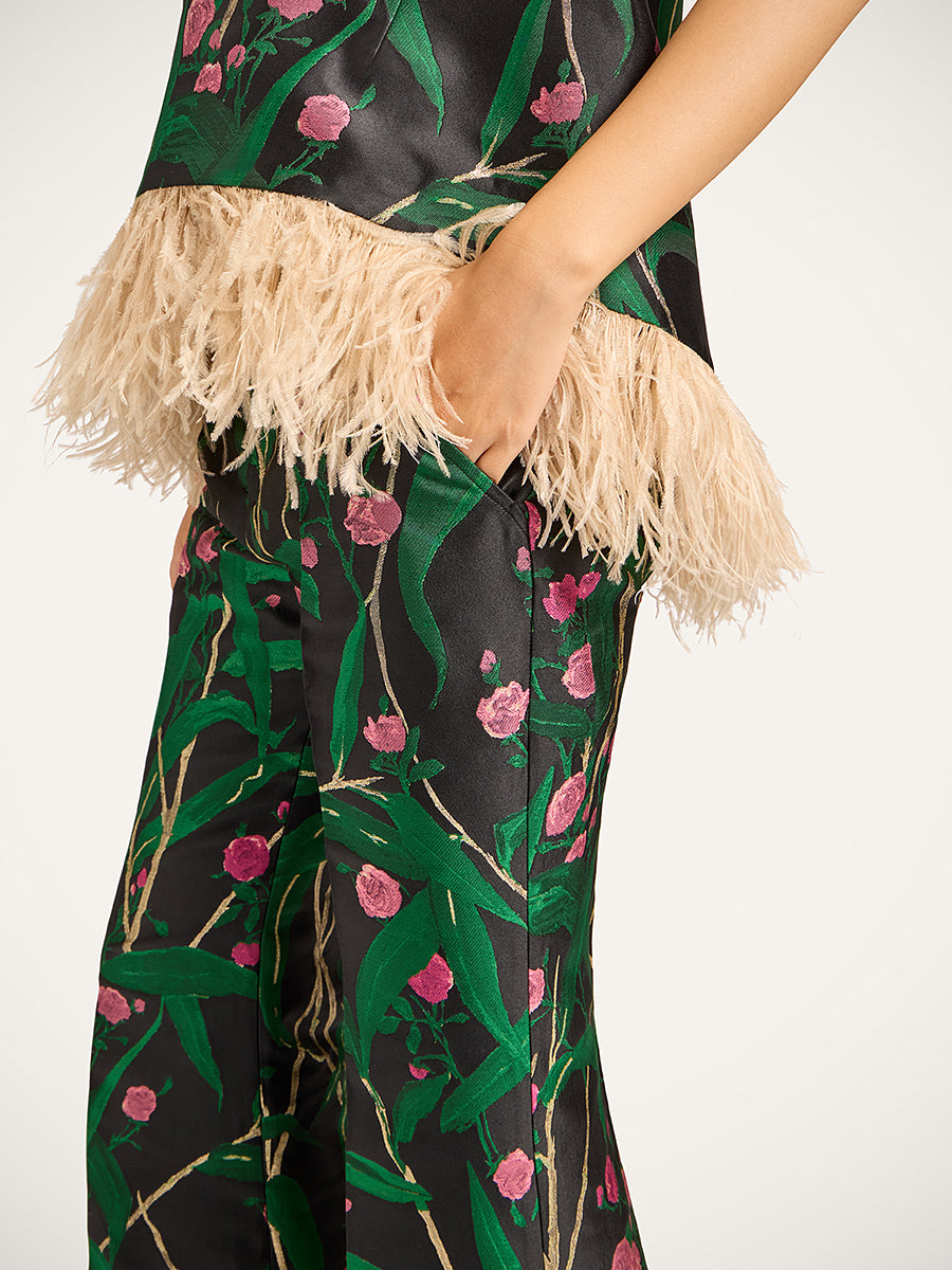 La DoubleJ Hendrix Pants in Bamboo Black
