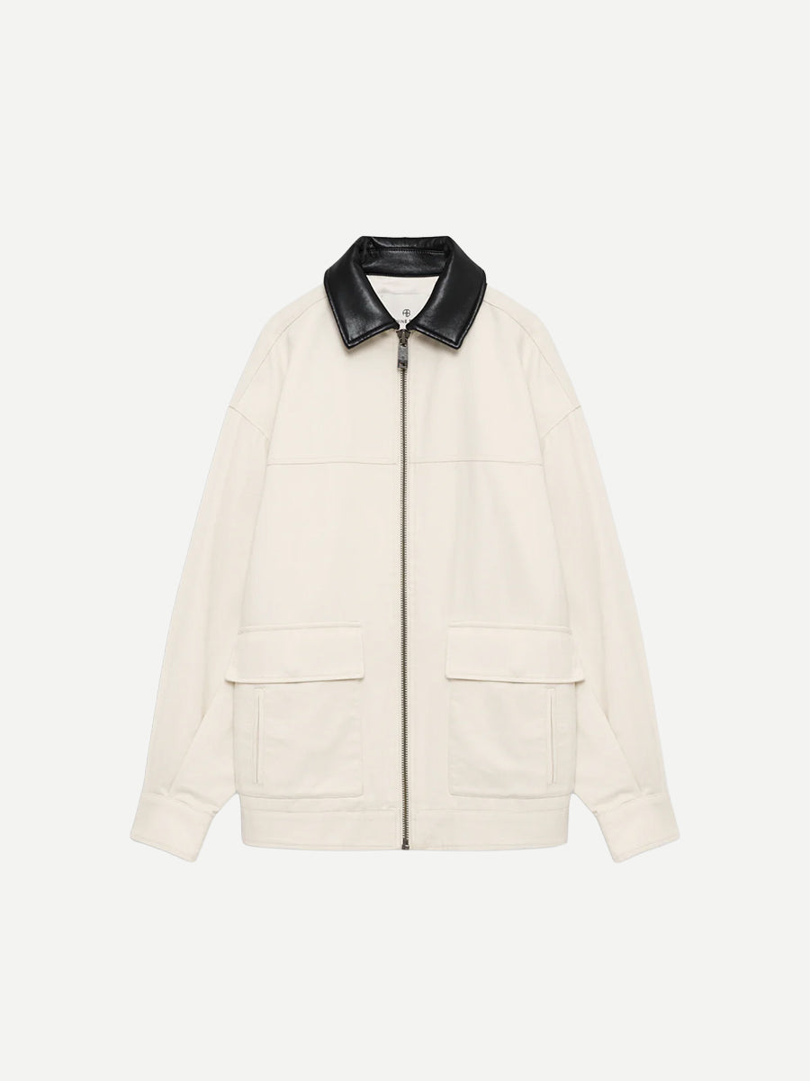 Anine Bing Holden Jacket in Cream