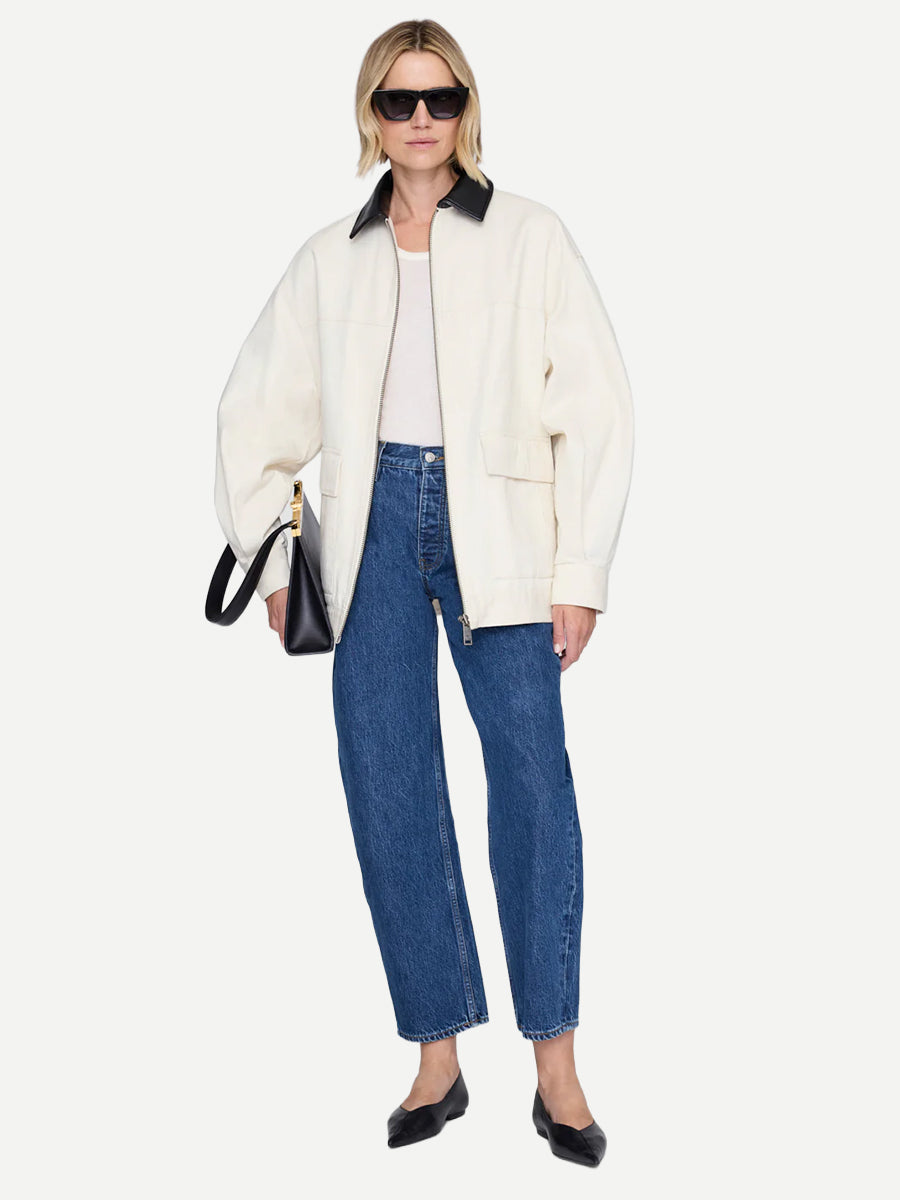 Anine Bing Holden Jacket in Cream