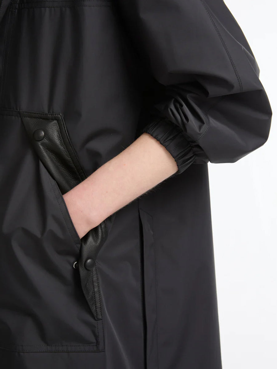 Yves Salomon Parka 90cm in Black