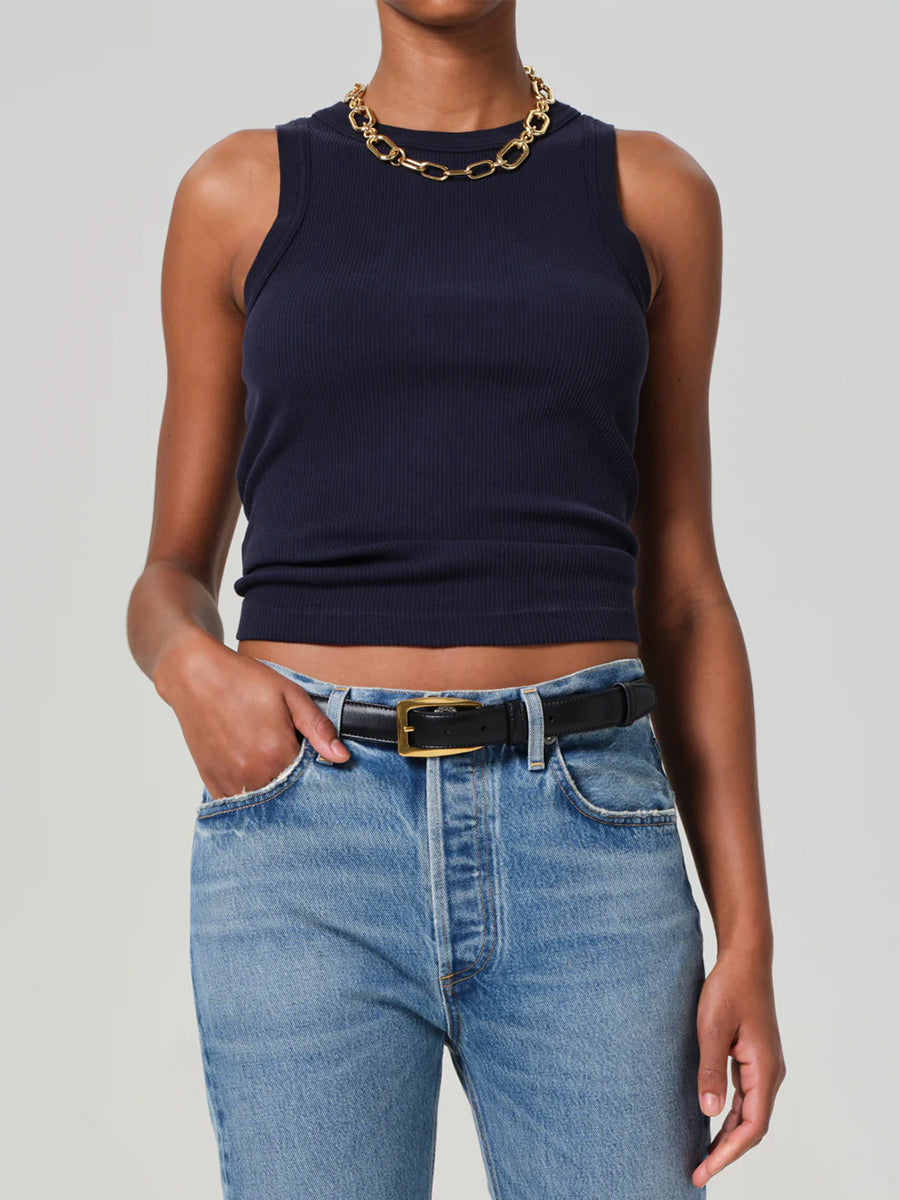 Citizens of Humanity Isabella Tank in Navy