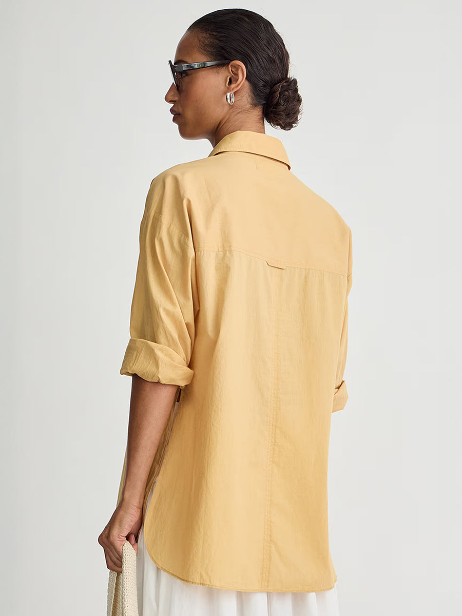 Isolde Button Down in Sun Butter