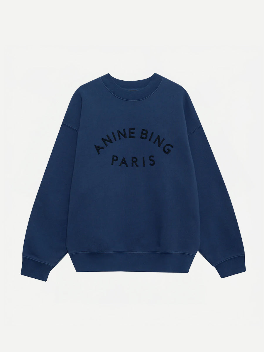 Jaci Sweatshirt in Paris Washed Navy
