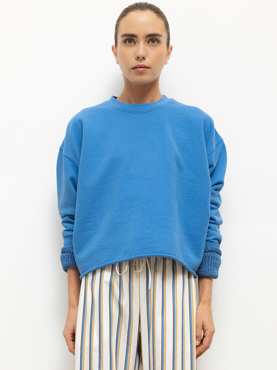 LESET Jamie Patch Crew in Bleuet