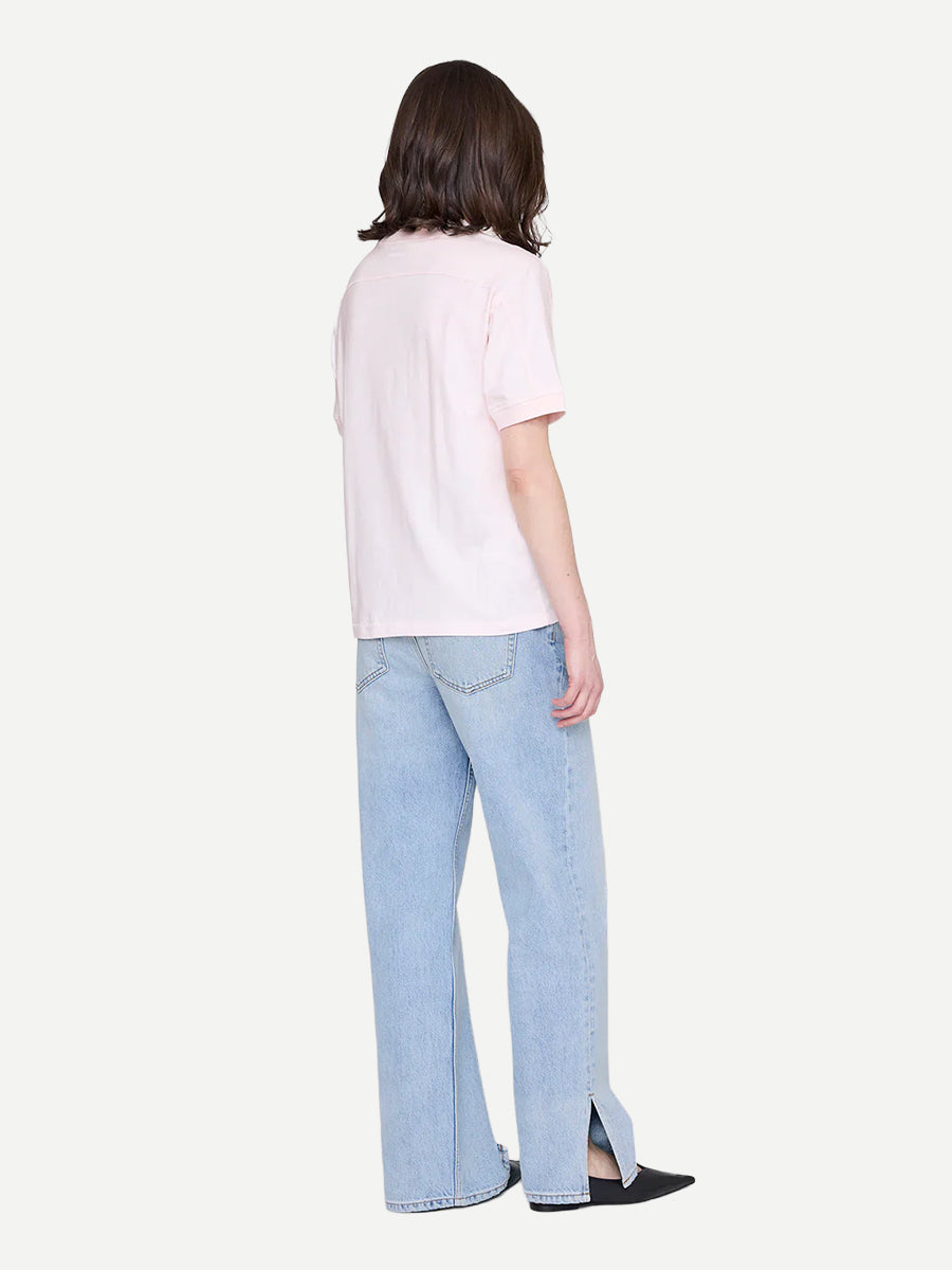 Jaylin Tee Collegiate in Powder Pink