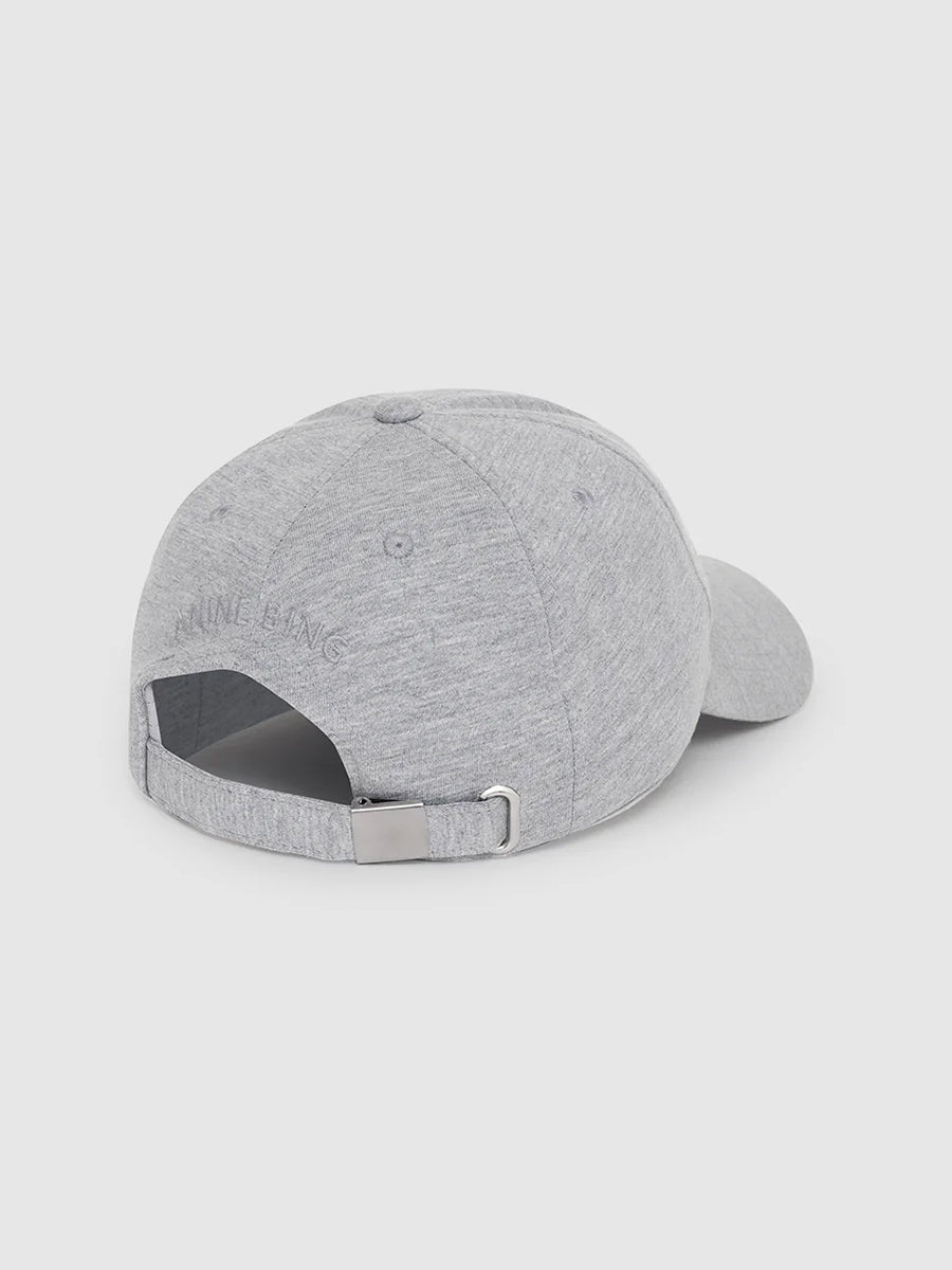 Jeremy Baseball Cap Framed Monogram in Heather Grey